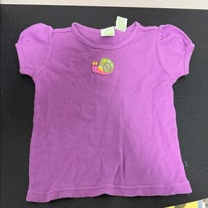 Circo Purple Kids Tee with Snail Design 2001
